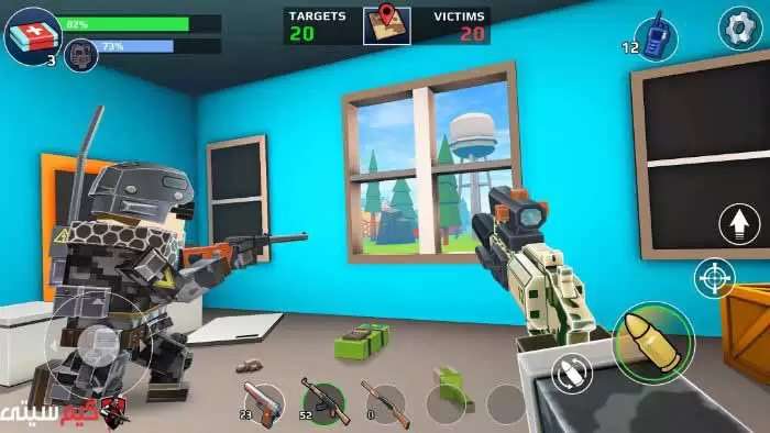Pixel’s Unknown Battle Ground از بهترین بازی‌های بتل رویال