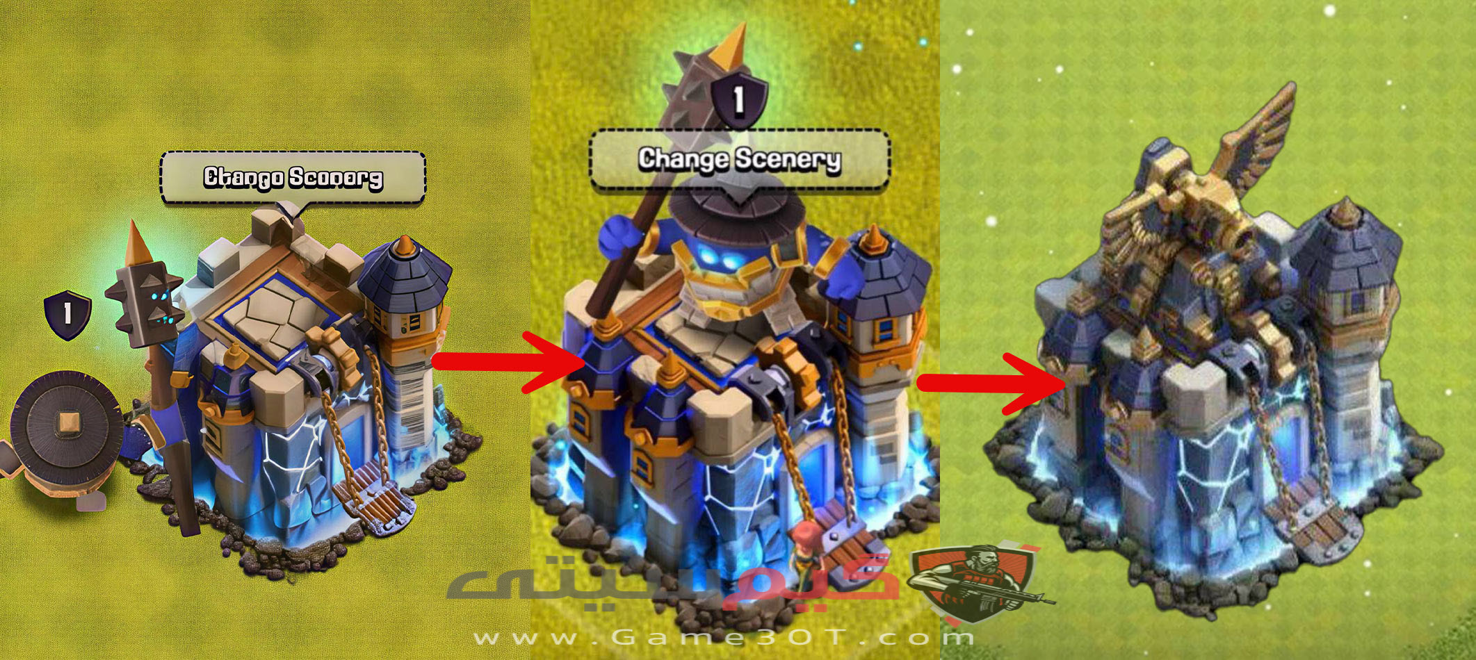 تصویر تاون هال ۱۸ در کلش اف کلنز 